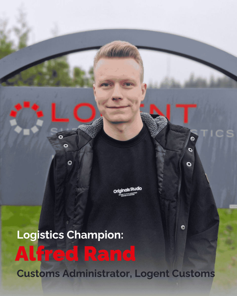 Logistics Champion Alfred Rand Logent
