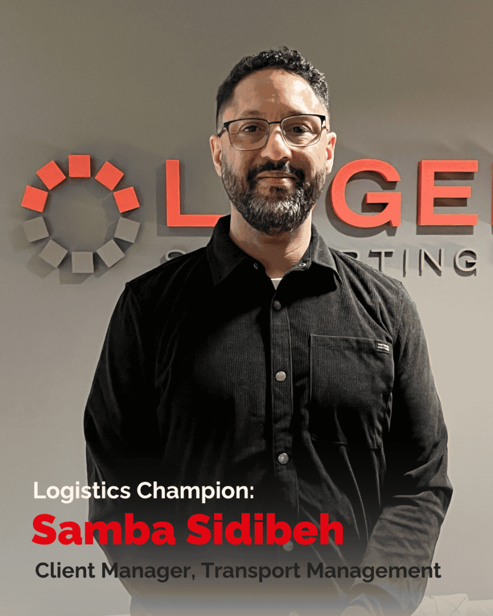 Logistics Champion Samba Sidibeh